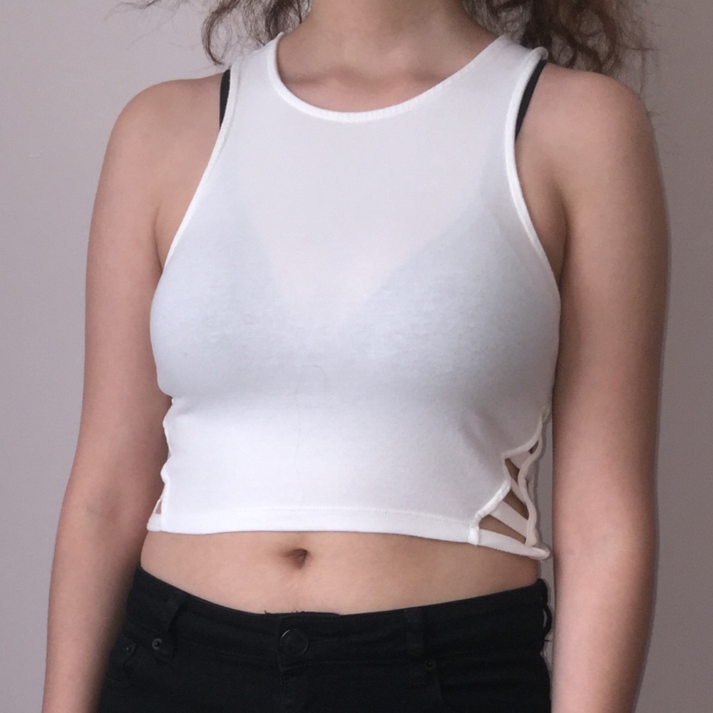 Staple white top